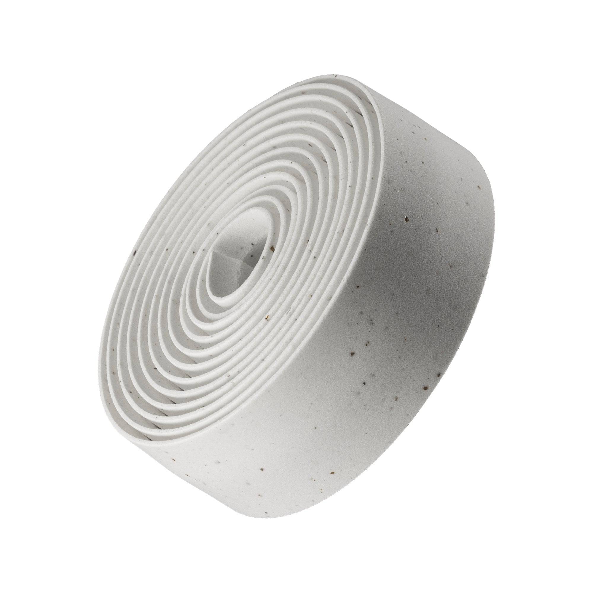 Bontrager Gel Cork Handlebar Tape with gel cushioning and reflective bar end plugs for bike handlebars.