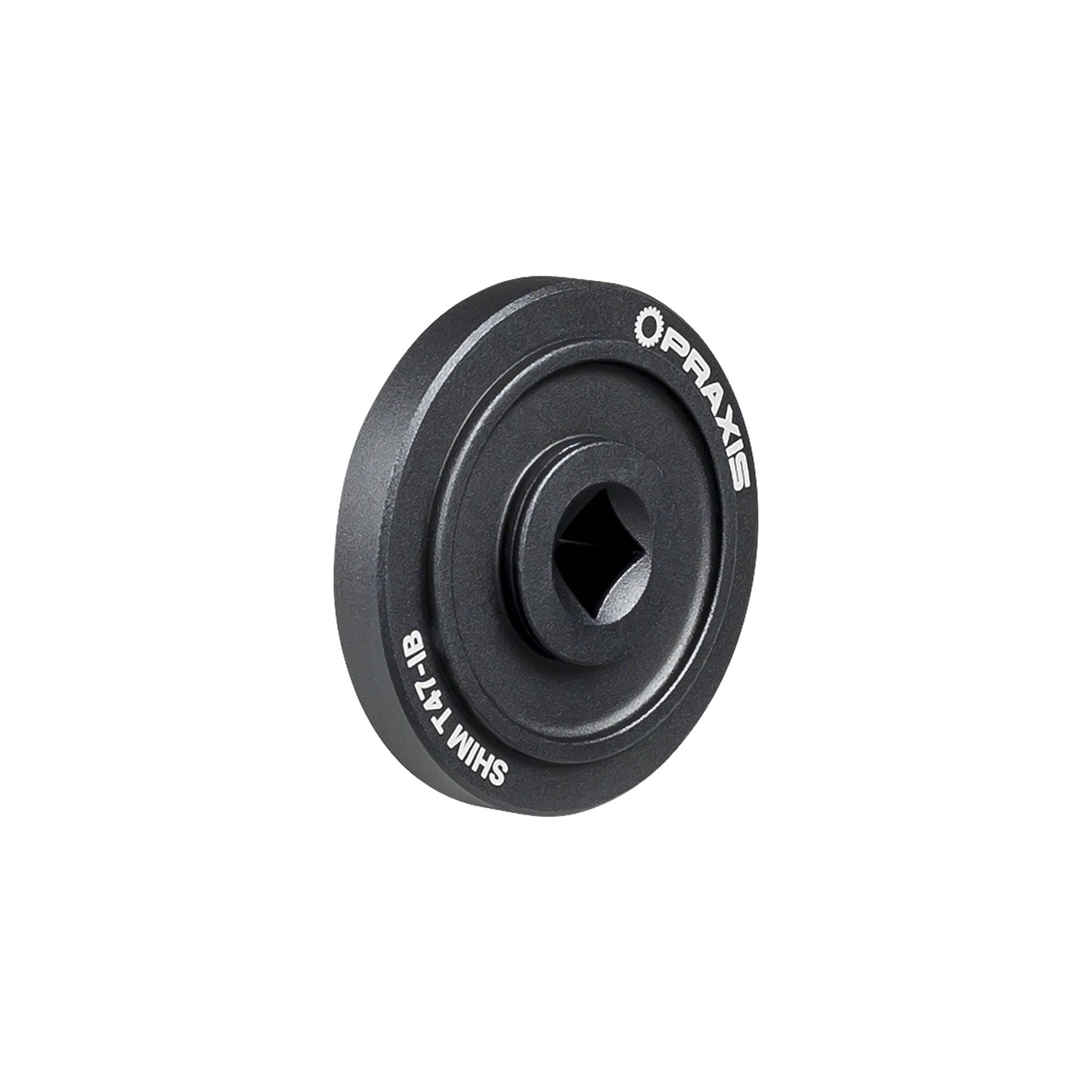 Praxis Works T47 bottom bracket tool for Shimano 24mm bike installation and removal, workshop-use tool for bike maintenance.