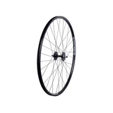 Bontrager AT750/TH30 700C track wheel with 32H double-wall rim for road cycling, featuring spokes and hub details.