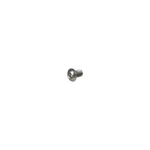 Trek M5 silver button head cable guide fastener for bike frame components, showcases the durable metal fastener with threaded design.