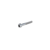 Grey Trek Domane adjustable seatmast bolt, 35mm length, compatible replacement component for Trek road bikes.