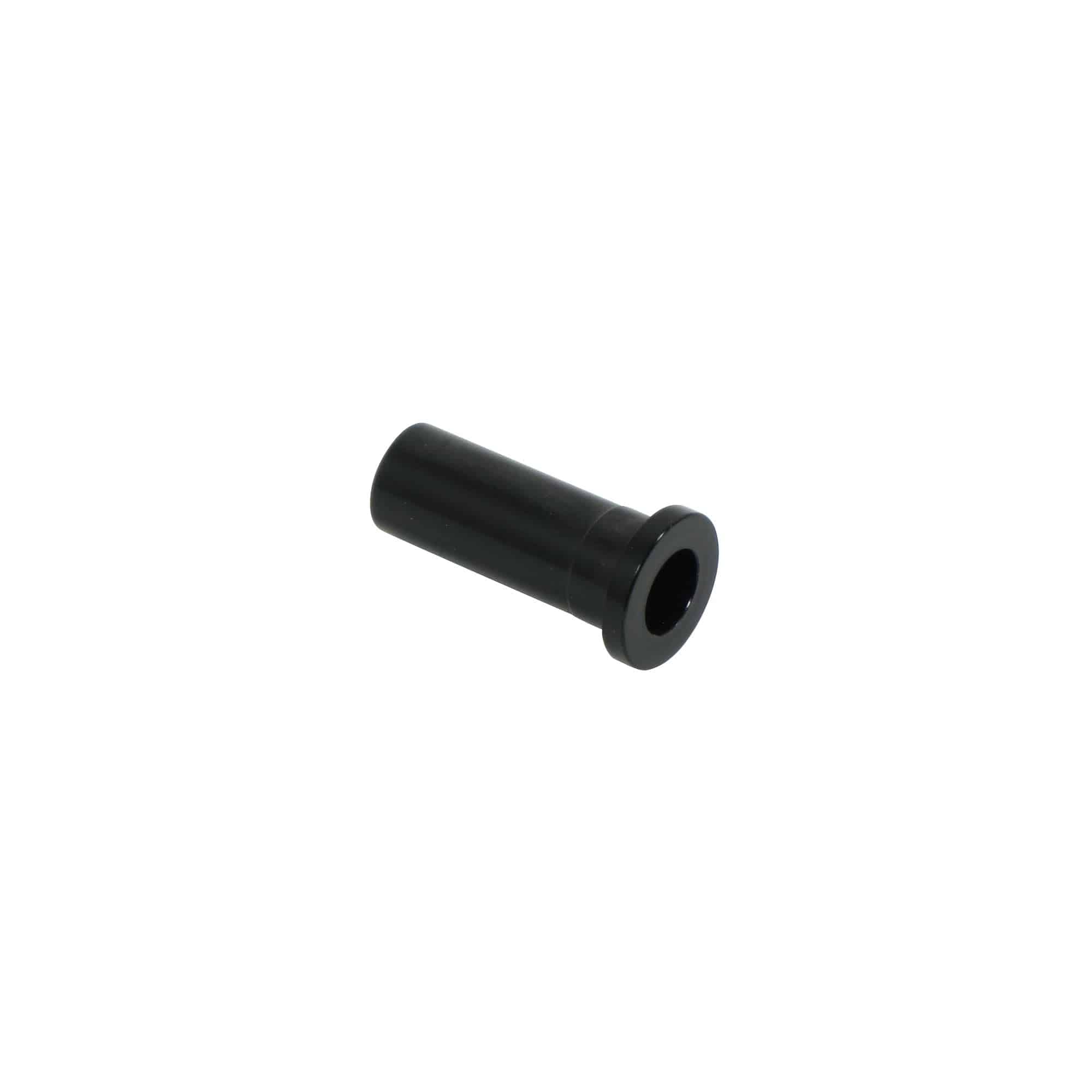 Trek internal housing grommet spares for smooth cable routing, close-up of black rubber grommet on cycling component.