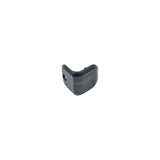 Trek high direct mount front derailleur pocket cover frame protector on bicycle component, black plastic accessory for bike protection
