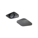 Trek Domane ALR IsoSpeed replacement covers for bike components, shown in black with detailed texture.