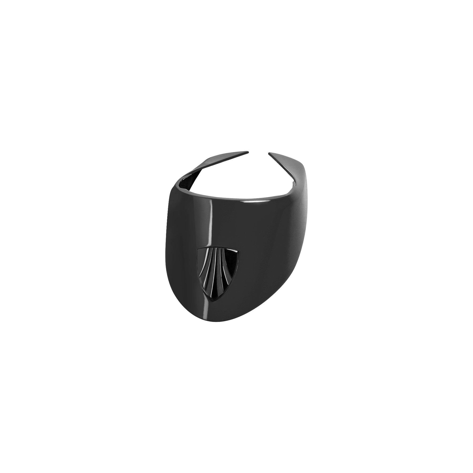 Trek Domane SL frame brow cover spare part for bike frame protection, showing a black component with Trek branding.