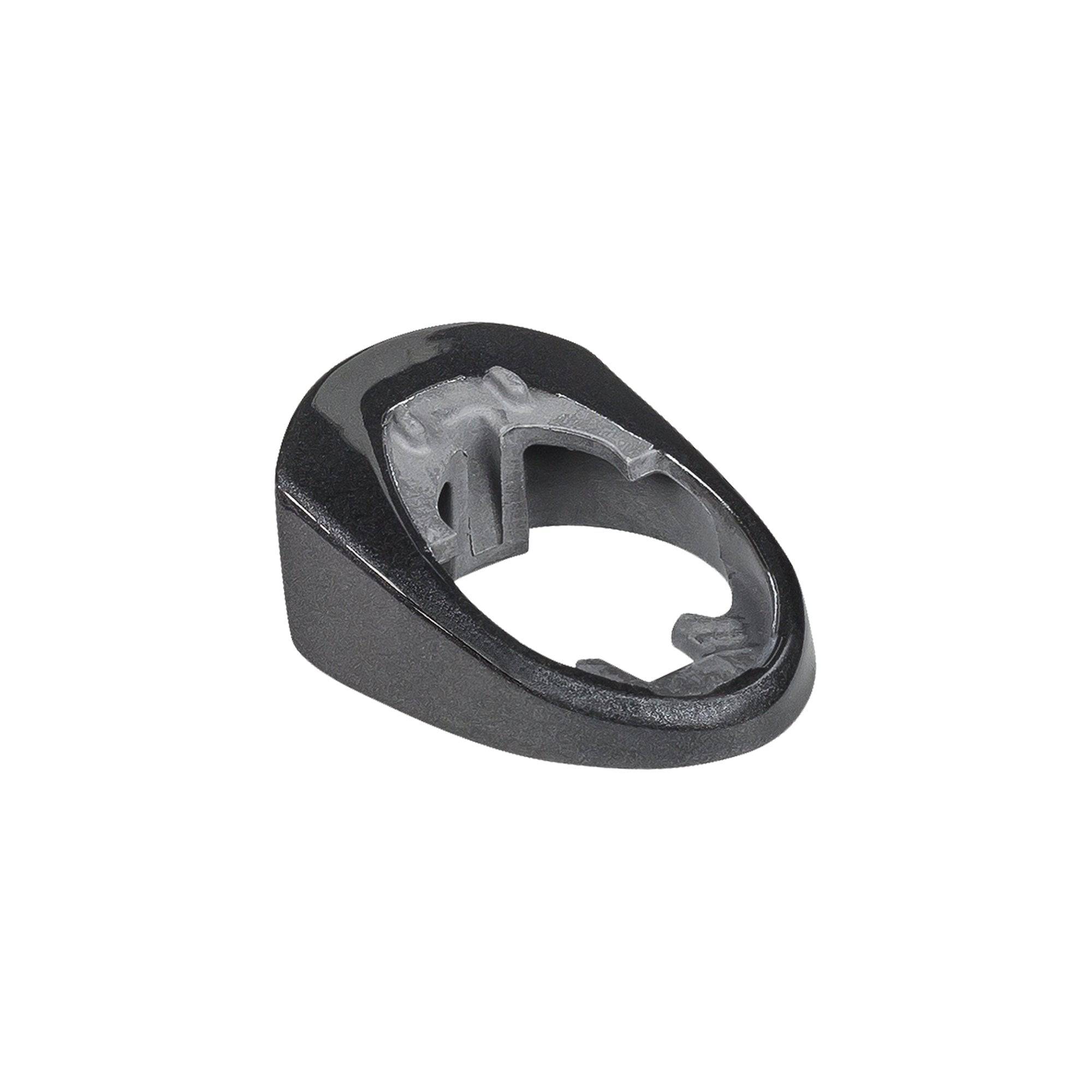 Trek Madone SLR painted headset covers, durable spare components for bike headsets, shown on a bicycle.