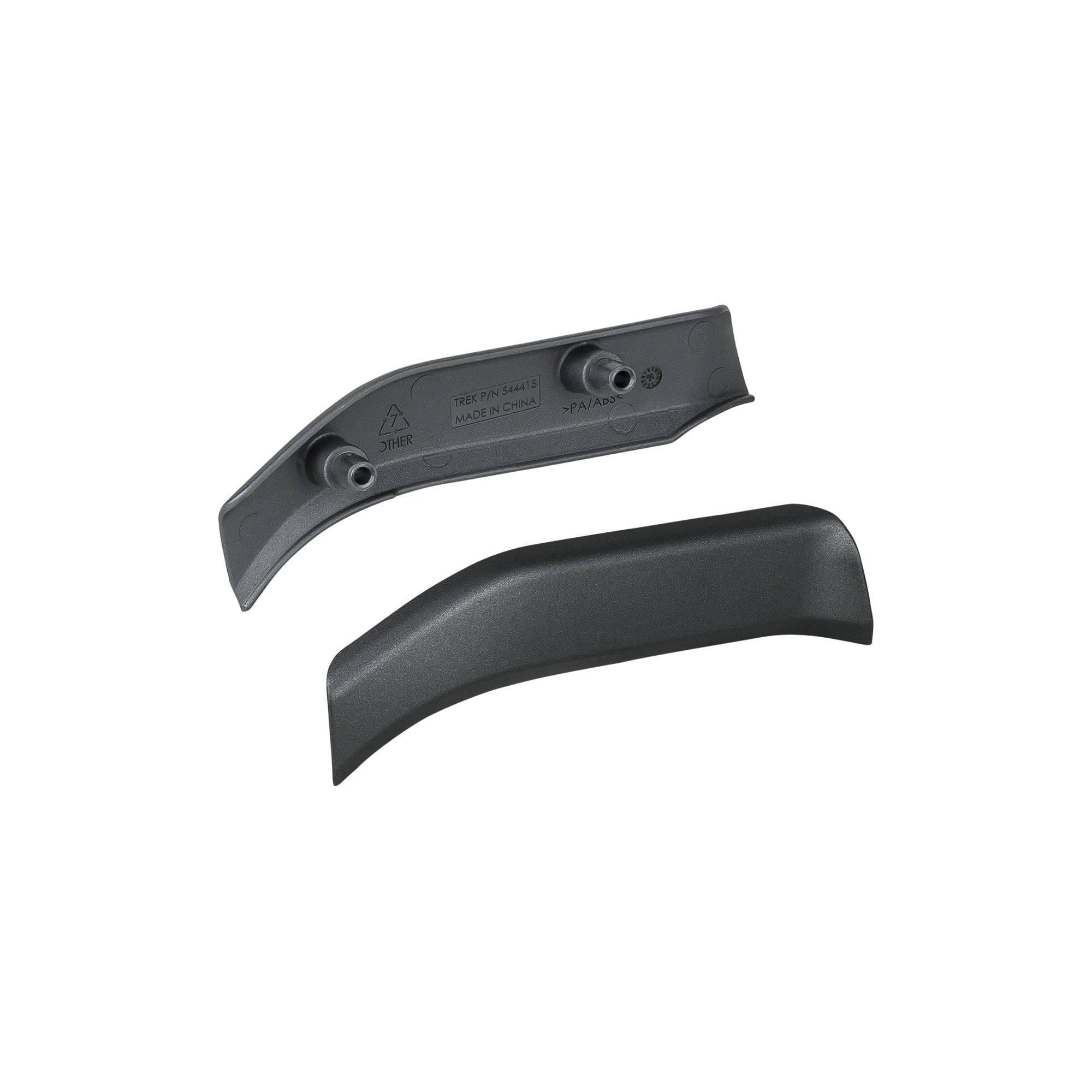 Trek Powerfly 27.5+ top motor cover for 2018 HT, FS, and LT models, bike component spare part in black with branding details.