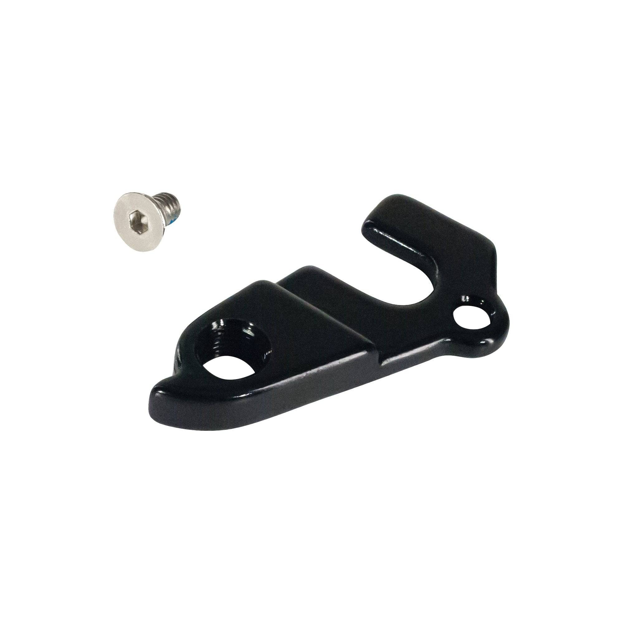 Trek derailleur hanger replacement component for smooth gear shifting on bicycle, shown in a close-up image.