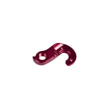 Trek road bike derailleur hanger for precise shifting and frame protection, showing the component mounted on a bicycle frame.