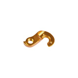 Trek road bike derailleur hanger component for precise shifting and frame protection, shown on a bicycle frame.