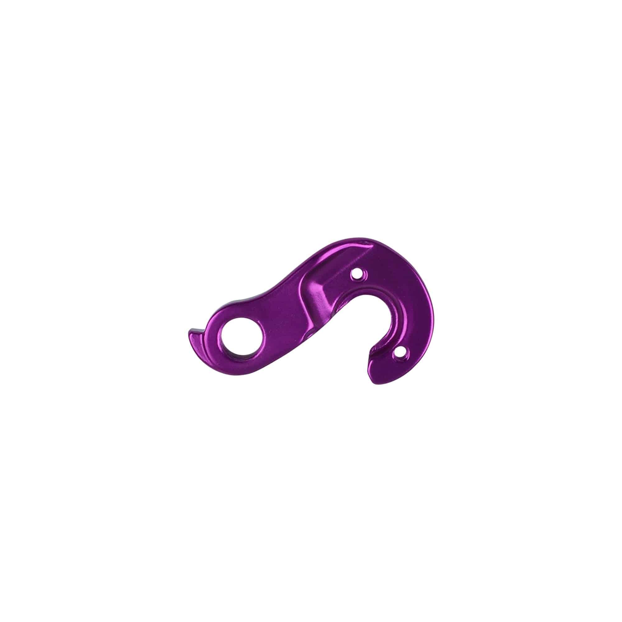 Trek road bike derailleur hanger for precise shifting and frame protection, mounted on a Trek bike frame.