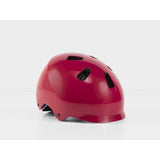Bontrager Jet WaveCel youth bike helmet with Fidlock magnetic buckle and crash replacement guarantee, featuring ventilation and colorful design.