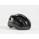 Bontrager Starvos WaveCel cycling helmet with Headmaster fit system and safety rating, shown on a model.