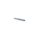 Silver Bontrager Mustang Pro Rear Axle for MTB wheels, 142mm OLD, showcasing the durable component for mountain bike rear wheels.