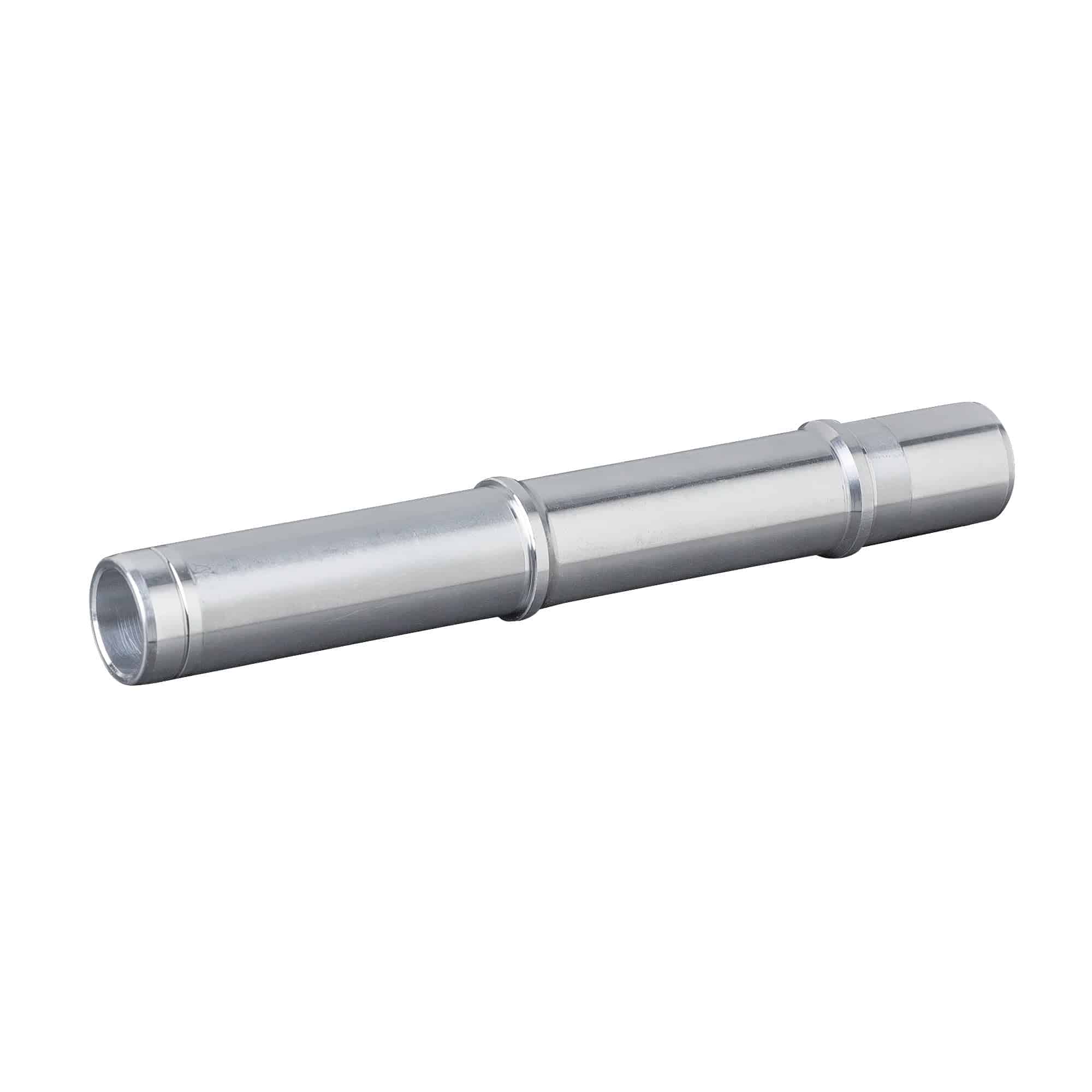Bontrager Rapid Drive 108 silver boost axle for 148mm front and rear hub replacement, bicycle component.
