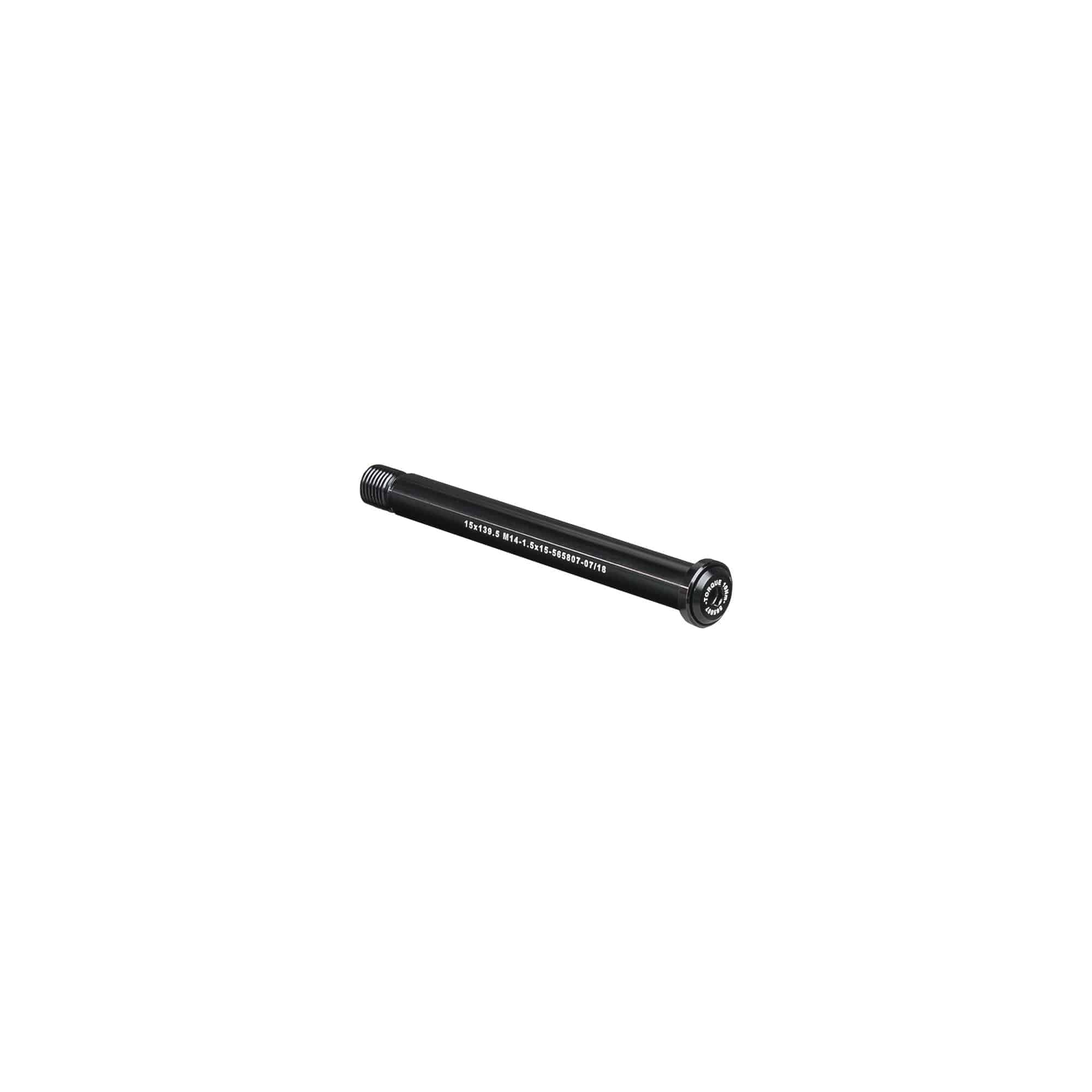 Bontrager Switch Lever front thru-axle 125mm black with hex key operation, bike component for secure wheel attachment