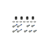 Bontrager Carry Forward rack parts replacement, bike mount accessories, includes spare brackets and mounting hardware.