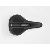 Bontrager Commuter Fluid Bike Saddle with full cut-out and Blendr mount for comfortable cycling.