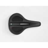 Bontrager Commuter Fluid Bike Saddle with full cut-out and Blendr mount for comfortable, ergonomic cycling support.