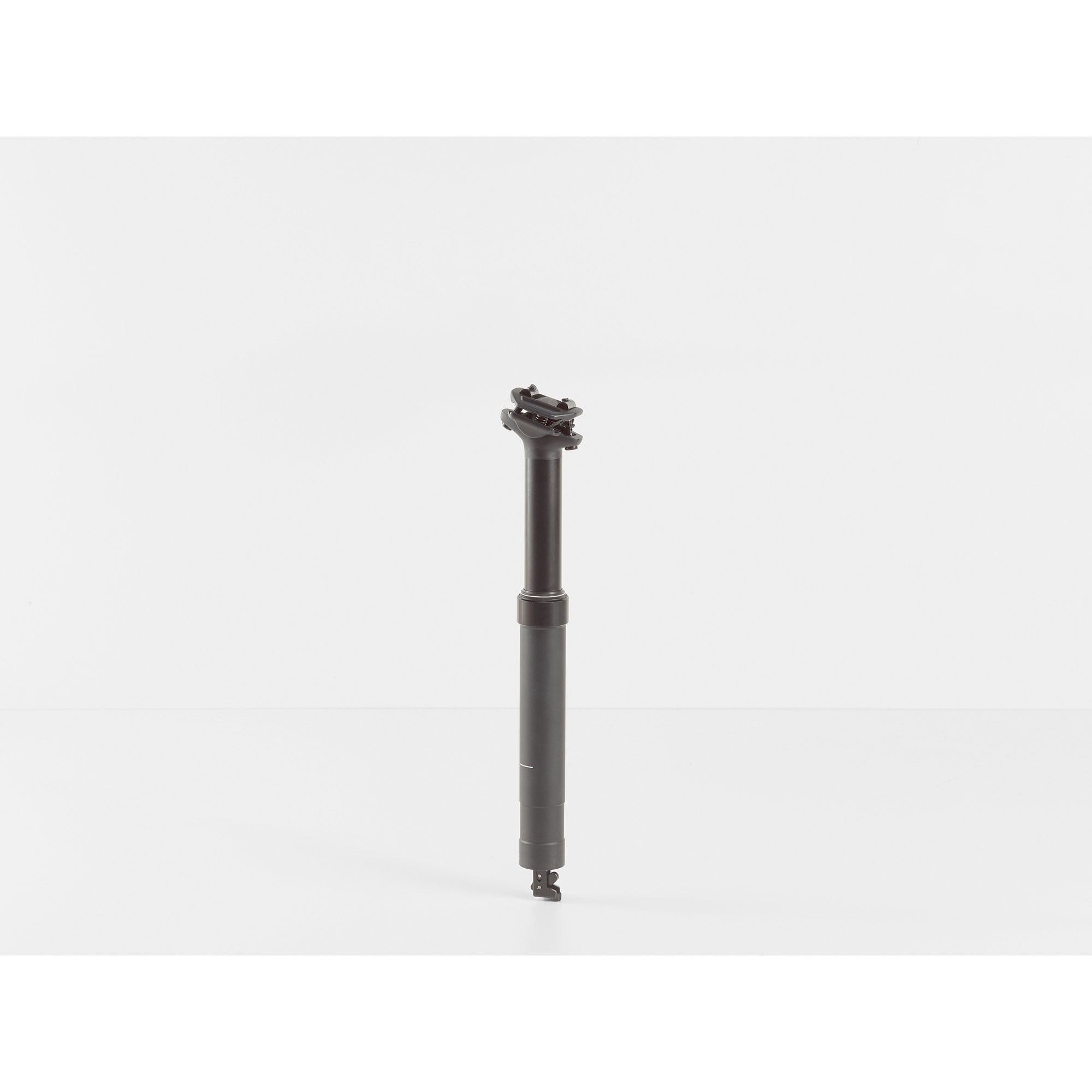 Bontrager Line Elite 34.9mm dropper seatpost with 345mm length, 100mm travel, hydraulic lock, bike components.