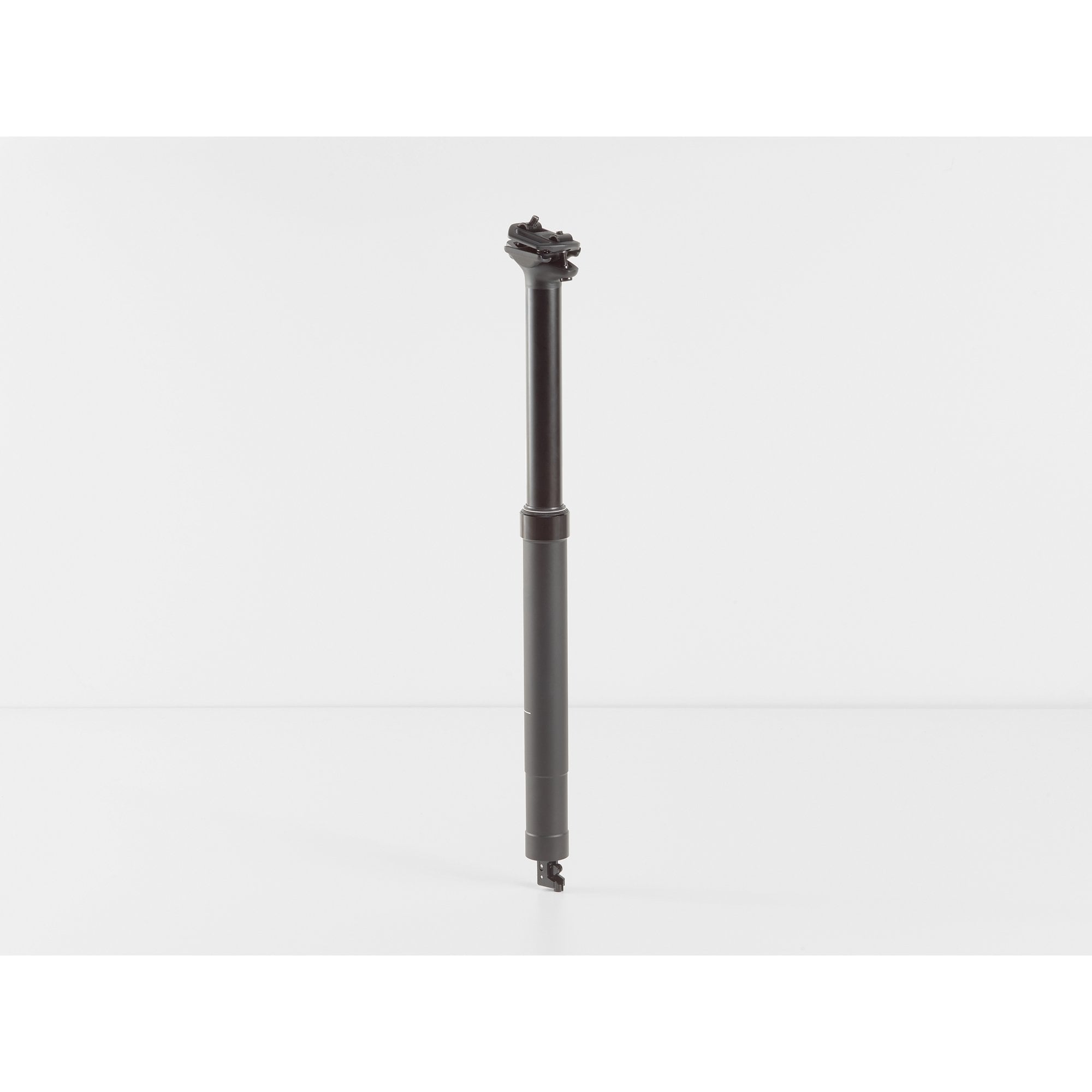 Bontrager Line Elite 34.9mm dropper seatpost with 345mm length, 100mm travel, hydraulic lock, for mountain bike components.