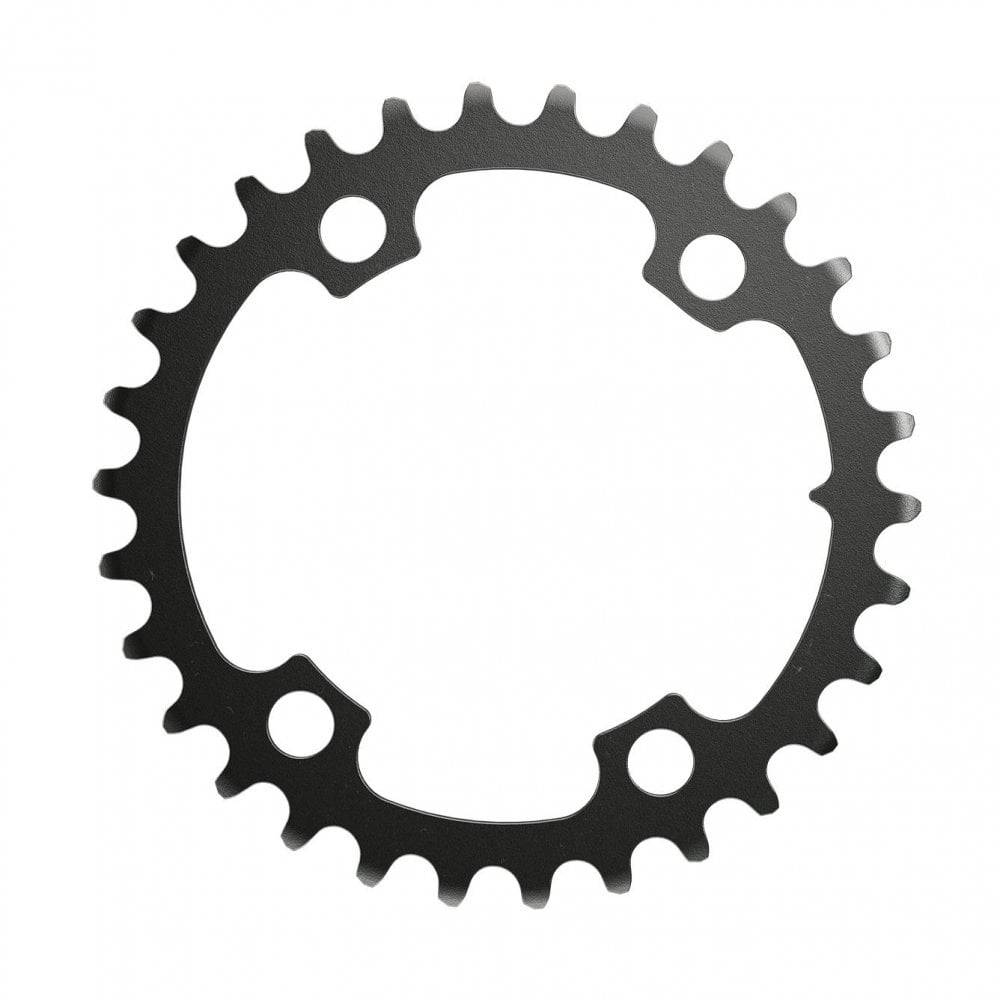 SRAM 30T Road Chainring for 2x12 Force Wide crankset, 94BCD, black, 2021 Blast model, bicycle component, detailed close-up image