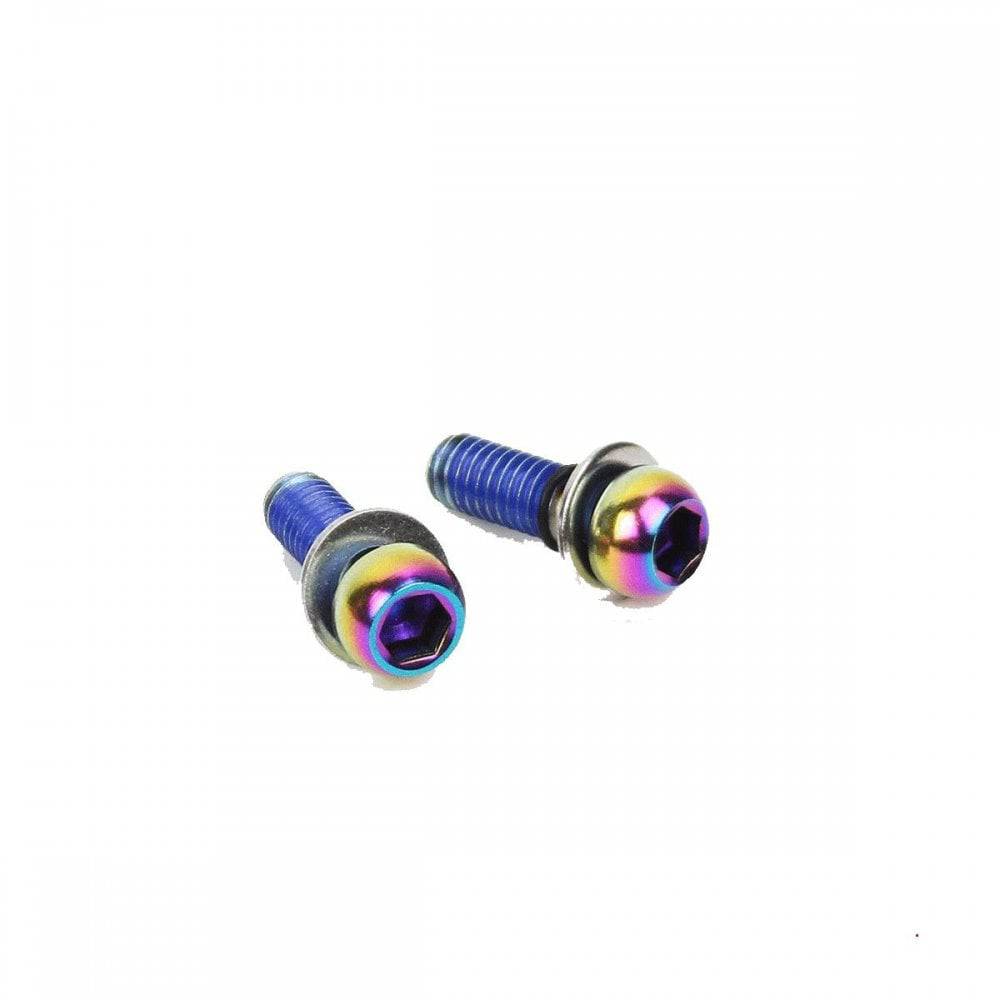 SRAM stainless rainbow caliper mounting hardware with direct and standard mount options for bike components.