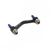 SRAM 20mm standard post bracket with stainless steel rainbow bolts for bike brake mount, durable bike component accessory.