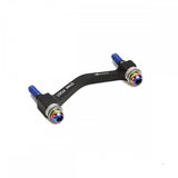 SRAM 20mm standard post bracket with stainless steel rainbow bolts for bike brake mount, durable bike component accessory.