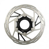 SRAM Paceline 140mm centerlock rounded road bike rotor, no lockring, metal disc brake component for cycling performance.