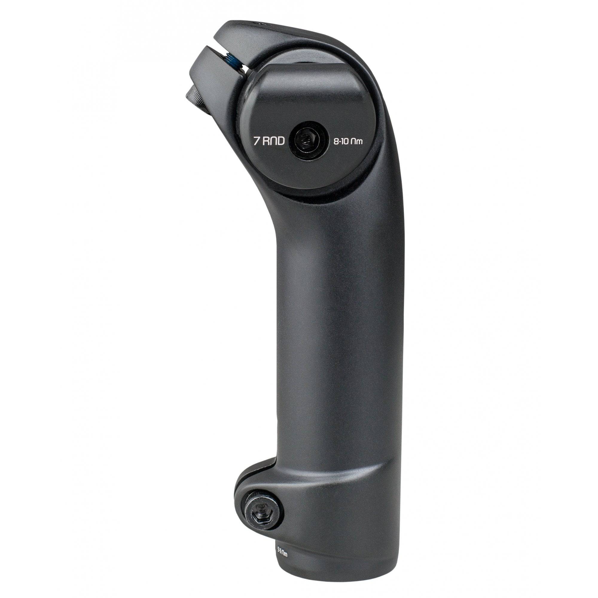 Trek alloy seat mast cap with 7x7mm rail clamp for road bike components, showcasing the shiny metal part on a white background.
