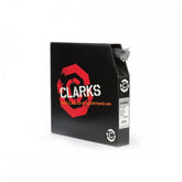 Clarks galvanized inner brake wire pear nipple dispenser box with 100pcs for road bike brake component replacement.