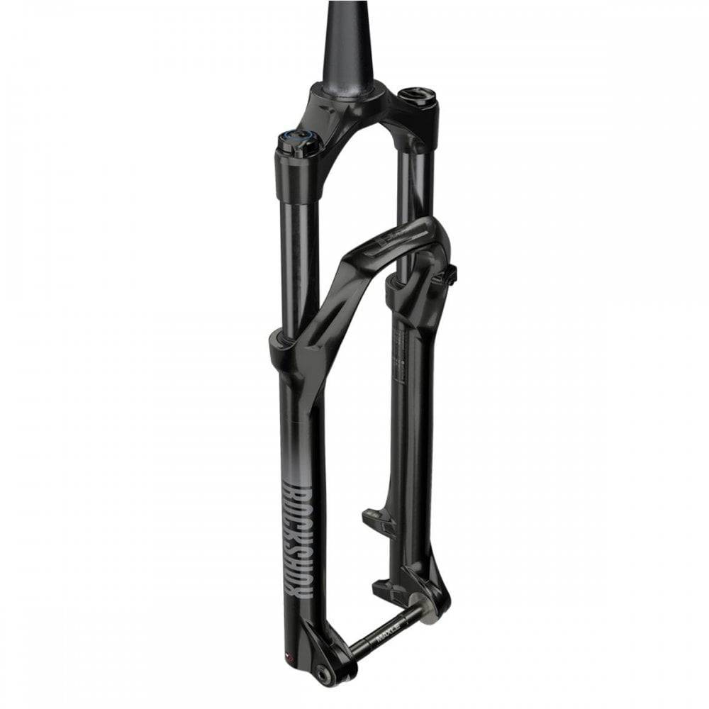 Rock Shox Crown 27.5" MTB fork with 100mm Solo Air suspension, 1 1/8" alum steerer, 42mm offset, gloss black finish