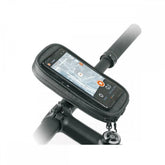 SKS Smartboy Mount Plus with smartphone bag for bike and wheelchair, touchscreen-friendly bike accessory, secure smartphone holder.