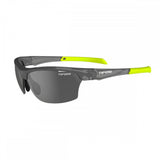 Tifosi Swank polarized sunglasses with single lens, UV protection, lightweight frame, and stylish design for outdoor wear.