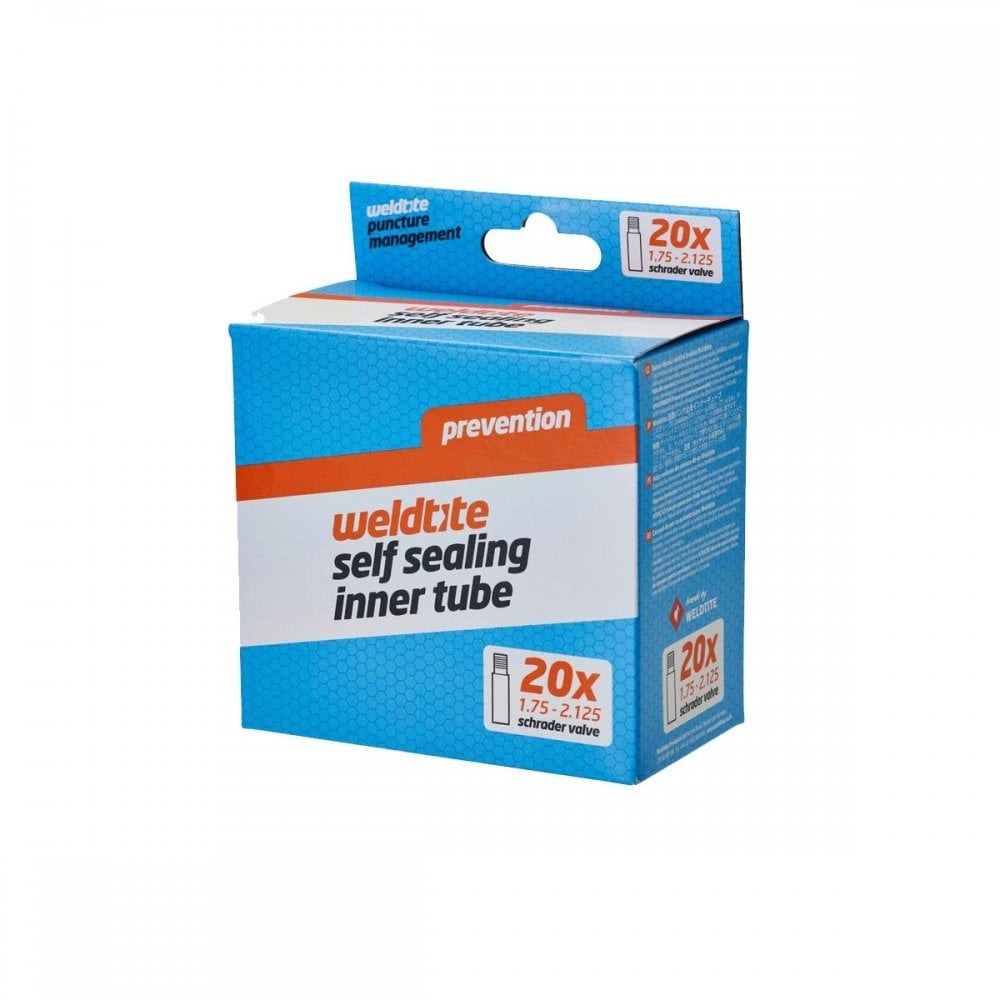 WELDTITE Weldtite 20" X 1.75 - 2.125" Self Sealing Innertube (Schrader) 20X1.75-2.125" Sv