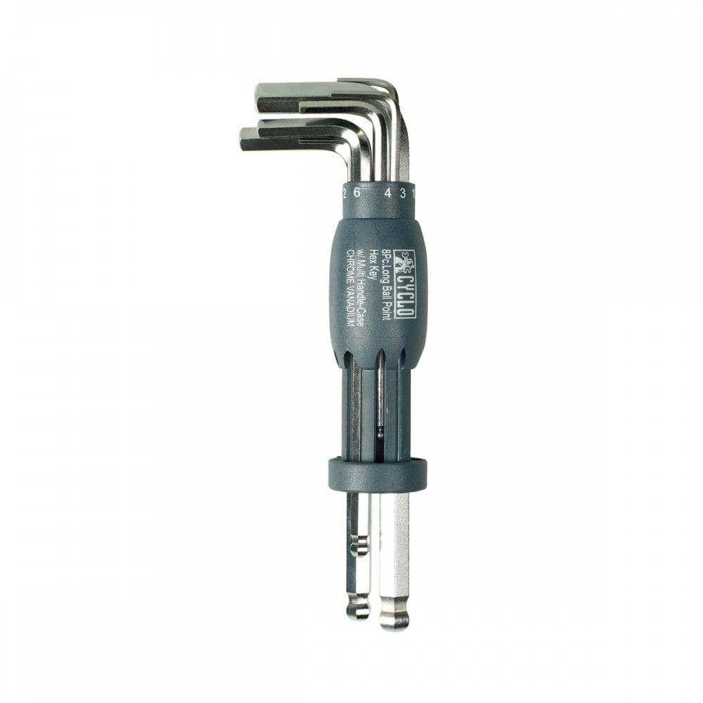 Cyclo Tools Hex. Key Ball End Wrench Set (8)