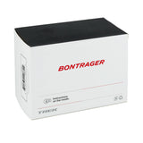 Bontrager self-sealing Presta valve bicycle tube with puncture protection, showing the valve and tube details.