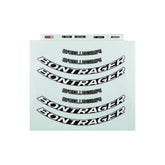Bontrager Aeolus Comp Rim Decal Set for wheel restoration and spare replacement on cycling bike wheels.