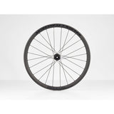 Bontrager Aeolus Elite 35 TLR disc road wheels with tubeless-ready carbon aero design, shown with rim and spokes.