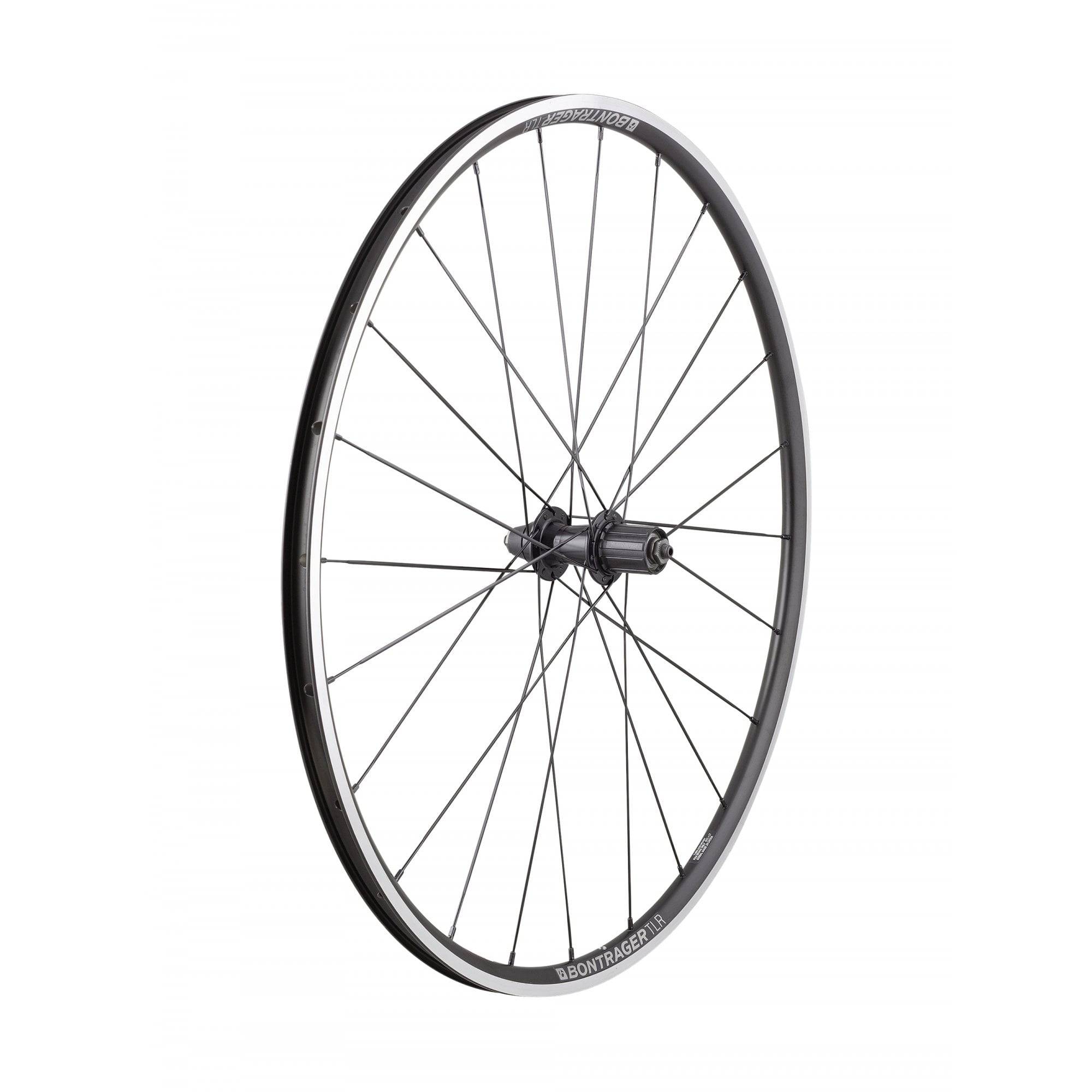 Bontrager Affinity TLR 24H 700C road wheels with tubeless-ready alloy rims and Shimano compatibility.