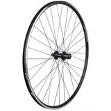 Bontrager Approved TLR 32H Clincher 700C road wheels, tubeless-ready, with black rims and spokes, for high-performance cycling.