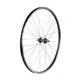 Bontrager Connection 700C MTB wheel with double-wall rim and Schrader valve for durable mountain bike components.