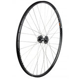 Bontrager 700C rear mountain bike wheel with 6-bolt disc brake mount, black 32H rim, durable MTB wheel component