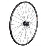 Bontrager 700C rear mountain bike wheel with 6-bolt disc brake mount, black 32H rim, durable MTB wheel component