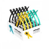 Hiplok HIPLOK Z-LOK COMBO ARMOURED REUSEABLE TIE (BOX OF 12): 40CM