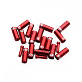 SRAM Aluminum Red Ferrule Kit for 4.0mm shift and 5.0mm brake cables with cable tips, bike components accessories