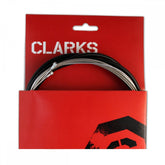 Clarks Universal S/S Front & Rear Gear Cable Kit W/Sp4 Black Outer Casing: Spares & Accessories