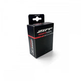 Zipp Tangente butyl inner tube with 37mm aluminum Presta valve for 700x35-42C bike tires, component for cycling.