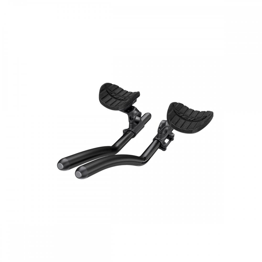 Zipp Vuka Clip Below Bar Mount With Vuka Alumina Evo 110 Extensions A1 2021: Black 110Mm Rise Aero Handlebar